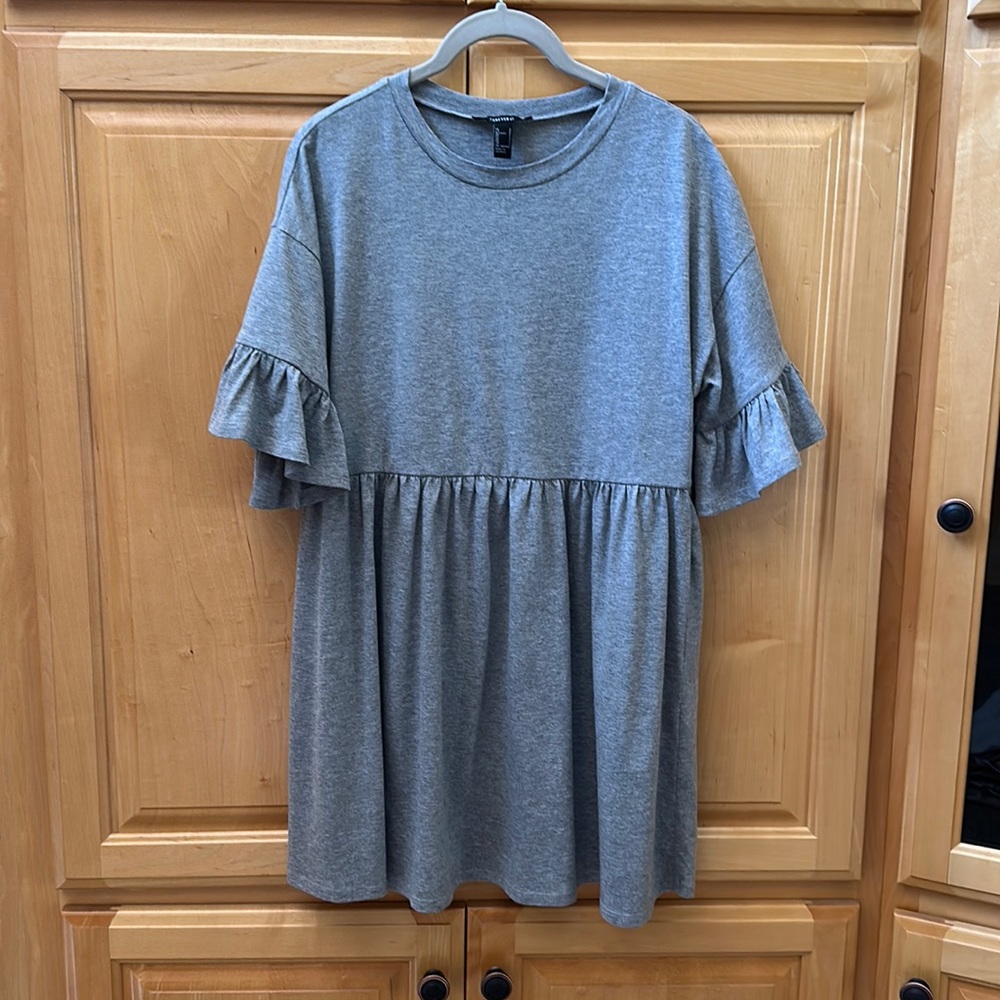 Forever21 Flounce Trim Swing Dress